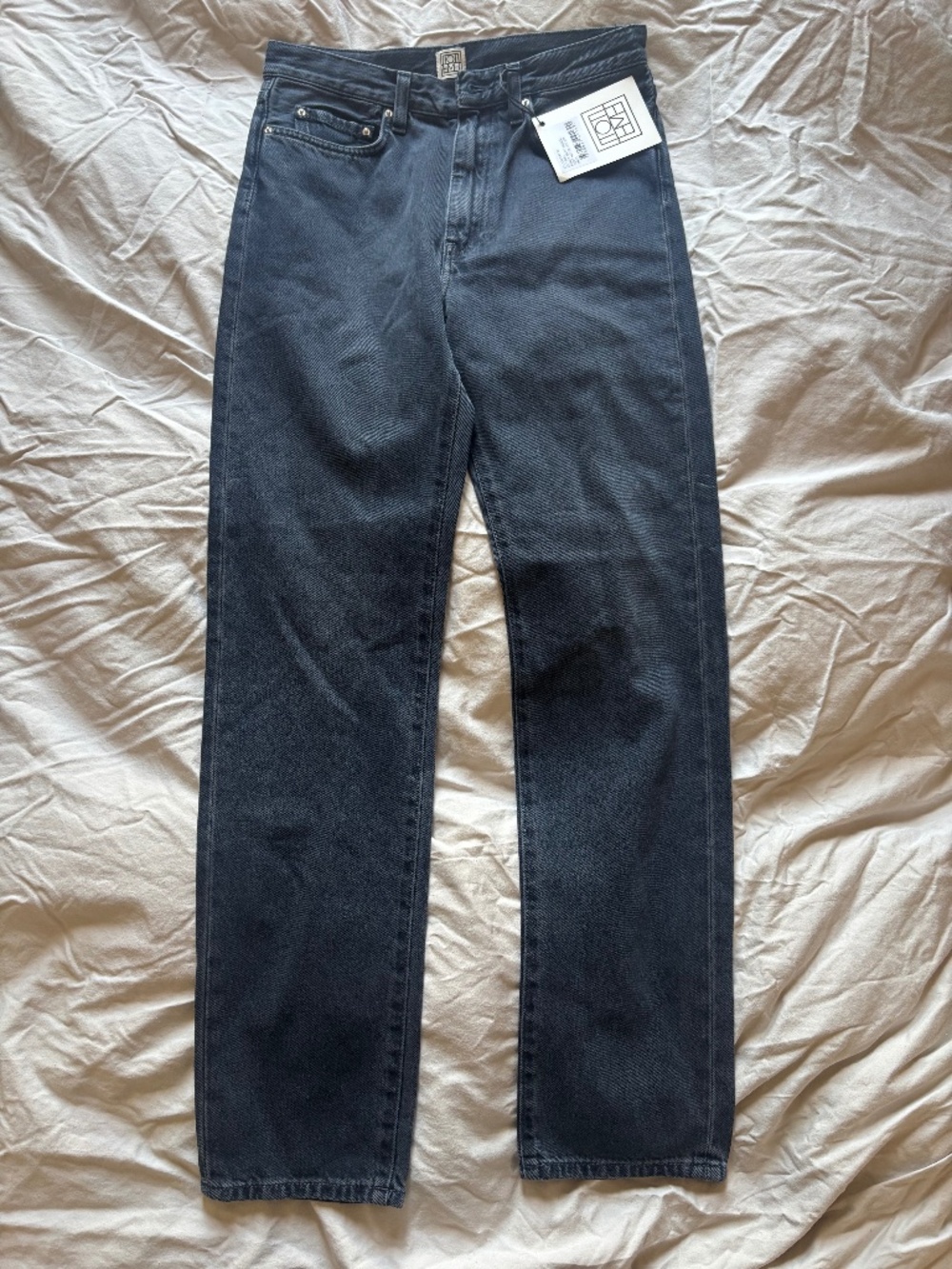 Totême Straight Fit High Waist Regular jeans vintage black 26